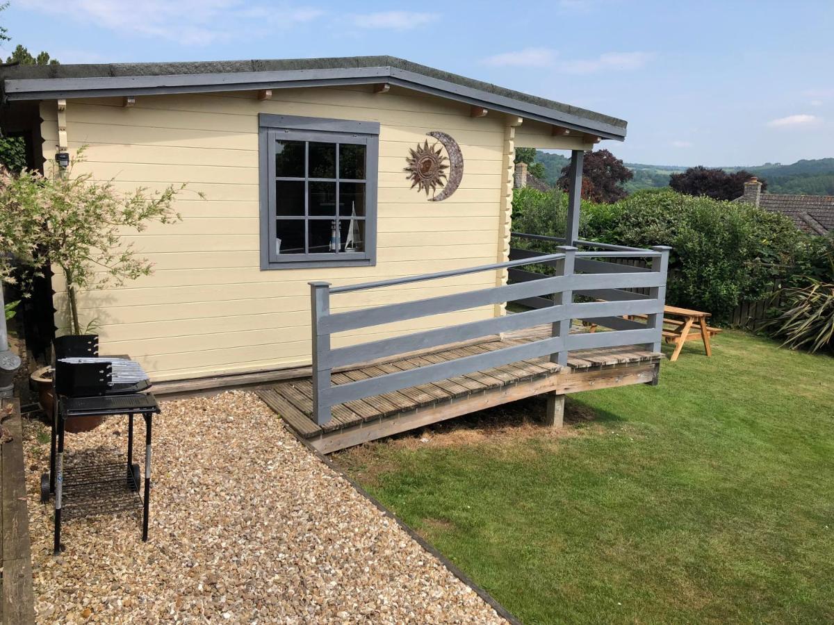 Morlais Log Cabin Lyme Regis Esterno foto